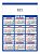 100 Calendários Folhinha De Parede 27x37 cm 2026 linha 612 a 623 - Imagem 10