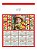 100 Calendários Folhinha De Parede 27x37 cm 2027 linha 612 a 623 - Imagem 1