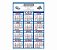 500 Calendário 46x32 Folhinha 2025 Comercial 30 Personalizada com Logotipo e vareta - Imagem 3