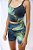 Conjunto Top Short Curto P Estampado Cintura alta - Imagem 1