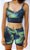 Conjunto Top Short Curto P Estampado Cintura Média - Imagem 1