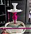 Narguile Triton Pink com Prato Flor de Lotus - Imagem 1