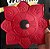 Prato mini imperial Hookah King Vermelho - Imagem 1