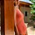 Body Recortes de Tule e Microfibra Erika pessêgo - Imagem 1