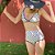 Hotpants Claudia de Poliamida e Elastano Bolinhas - Imagem 4