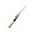 Faca Kataoka Sashimi 21cm Aço Inox Alto Carbono Destro Original Japão - Imagem 4