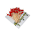 Espeto Decorativo Coração Vermelho 12cm 100un | Palito Petiscos Festa - Imagem 3