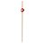 Espeto Palito Bolinha Coração Plástico Decorativo 100 Un - Imagem 3