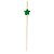 Espeto Palito Estrela Verde 12 Cm Petisco Festa Buffet 100 Un - Imagem 3