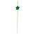 Espeto Palito Estrela Verde 12 Cm Petisco Festa Buffet 100 Un - Imagem 3