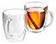 Jogo De 2 Canecas 310Ml Parede Dupla De Vidro Casambiente - Imagem 2