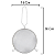 Peneira Inox 15cm para Coar Escorrer e Polvilhar - Imagem 3