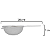 Peneira Inox 15cm para Coar Escorrer e Polvilhar - Imagem 4