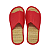 Chinelo Zori Fechado Baixo de Palha Estilo Oriental - Imagem 1