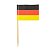 Espeto Bandeira Alemanha 100 Un Decoração Festas Buffet Churrasco - Imagem 2