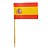 Espeto Palito Bandeira Espanha Decoração Festa Restaurante 100 Un - Imagem 2