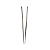 Kit 5 Pares Hashi Aço Inox Ecológico para Sushi Oriental - Imagem 2