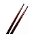 Hashi Folhas Vinho Resistente Madeira Talher Japao 23 Cm - Imagem 3