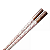 Hashi Folhas Vinho Resistente Madeira Talher Japao 23 Cm - Imagem 2