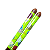 Hashi Esferas De Flores Madeira Verde Resistente Japao 23 Cm - Imagem 2