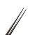 Hashi De Aço Inox Liso Resistente Oriental Restaurante - Imagem 2