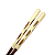 Hashi De Madeira Bege Talhado Resistente Oriental Sushi - Imagem 2