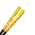 Hashi De Madeira Flores Amarelo Resistente Oriental Sushi - Imagem 2