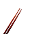 Hashi De Madeira Flores Amarelo Resistente Oriental Sushi - Imagem 3