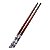 Hashi De Madeira Flores Brancas Resistente Oriental Sushi - Imagem 3