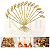 Kit 1000 Espeto Bambu Nó 15cm | Palito Petiscos Finger Food Buffet - Imagem 1