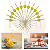 Kit 1000 Palito Decorativo Coração Amarelo 12cm | Petiscos Festa Buffet Casamento - Imagem 1
