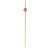 Kit 1.000 Espeto Palito Bolinha Rose Bambu 12 cm Decoração - Imagem 3