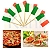 Kit 1.000 Palito Bandeira Itália | Espeto Decorativo Petiscos Festa Buffet - Imagem 1