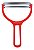 Kit 2 Descascador Vermelho E Fatiador Wide Jumbo 8cm Japão - Imagem 3