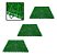 Kit 5 Grama Artificial Verde Para Decoração Sushi Oriental - Imagem 1