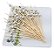 Kit 200 Espetinhos Bolinha Prata Petiscos Festas Decoração - Imagem 2