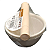 Suribachi Tigela Amassador Socador Temperos 7,5cm Com Pilão - Imagem 5