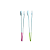Hashi Aguebashi Silicone Longo 30cm Frituras Comida Japonesa Oriental - Imagem 1