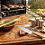 Kit Churrasco 6 Peças Inox Bambu Welf com Porta Temperos - Imagem 2