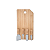 Kit Para Queijo 5 Peças De Bambu E Aço Inox Oregon Welf - Imagem 1