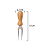 Kit Para Queijo 5 Peças De Bambu E Aço Inox Oregon Welf - Imagem 6
