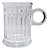 Jogo 6 Xicaras Café Coffee Time Cristal 85ml Cristal Dynasty - Imagem 3