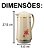 Garrafa Térmica Zojirushi 1 Litro Bege Momiji Ahgb - Marca Japonesa Elefante Qualidade Durabilidade - Imagem 4
