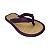 Chinelo De Palha Japonês Zori Roxo - Imagem 2