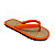 Chinelo Zori Japonês Laranja de Palha Confortável - Imagem 3