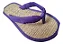 Chinelo De Palha Japonês Zori Violeta Lilás - Imagem 3