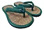 Chinelo De Palha Japonês Zori Verde - Imagem 3