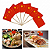 Kit 1000 Espetos Bandeira China 6,5cm Bambu Buffet - Imagem 1