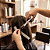 Tesoura para Cabelo de Aço Inox 17 cm - Imagem 2