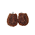Escova de Coco P/ Limpeza Fibra Natural Palma 2pçs - Imagem 1